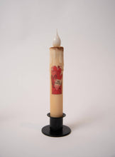 Load image into Gallery viewer, Hello Valentine! LED Timer Taper Candle: Fully Dusted