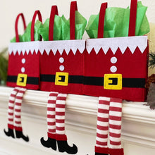 Load image into Gallery viewer, Wrapables Christmas Elf Pants Treat Bags Holiday Decor 6pcs