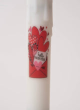 Load image into Gallery viewer, Hello Valentine! LED Timer Taper Candle: Fully Dusted
