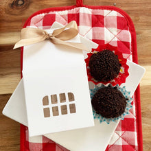 Load image into Gallery viewer, Wrapables House Shaped Gift Boxes with Ribbons (Set of 24)
