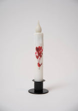 Load image into Gallery viewer, Red Bird with Heart Balloons LED Timer Taper Candle
