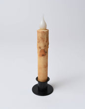 Load image into Gallery viewer, Beehive w/Bee's  LED Timer Taper Candle: Top Dusted / 7"
