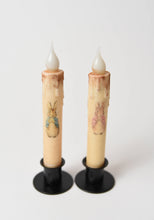 Load image into Gallery viewer, Mr. &amp; Mrs. Rabbit LED Timer Taper Candle: Top Dusted / Mr. Rabbit
