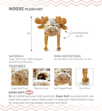 Load image into Gallery viewer, Super-Soft Plush Hat - Moose
