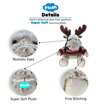 Load image into Gallery viewer, Super Soft Plush With Clothes - Moose
