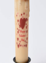 Load image into Gallery viewer, Happy Valentines Day LED Timer Taper Candle
