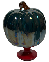 Load image into Gallery viewer, Hand-Blown Glass Pumpkin Collection – Individual or Set – Autumn &amp; Halloween Decor

