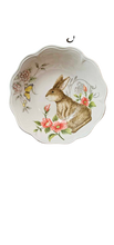 Load image into Gallery viewer, Decorative Easter Bunny Plate with Flowers
